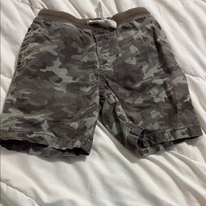 Cat & Jack Camouflage Kids Shorts - Green and Brown